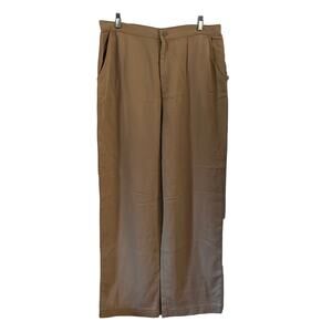 Cherokee  Tan Soft Tencel Trousers Woman Size 16 Dress Casual Office